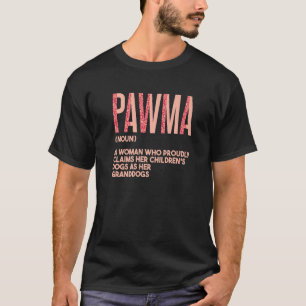 T-shirt Granddogs Best Dog Grandma Pawma 4