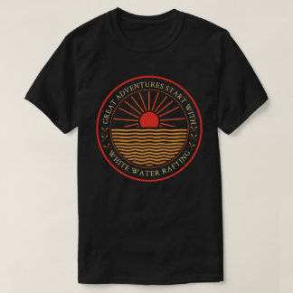 T-shirt Grande Aventure Commence avec le Rafting