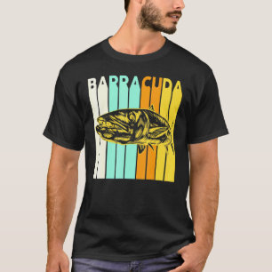 T-shirt Grande Barracuda Cuda Pêche Faune Eau Salée Fi