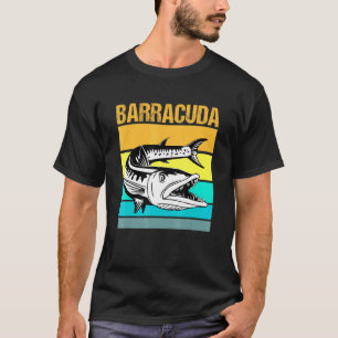 T-shirt Grande Barracuda Cuda Pêche Faune Eau Salée Fi