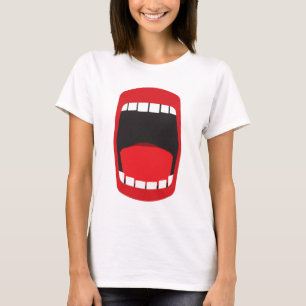 T-shirt grande bouche ouverte