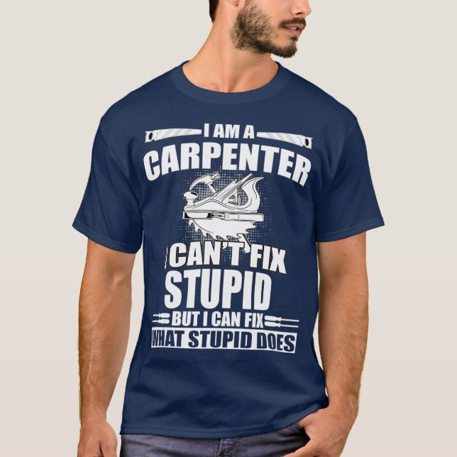 T-shirt Grande charpentier cadeau de l'artisan de l'outil  (Devant)