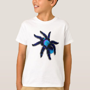 T-shirt Grande chemise bleue d'araignée