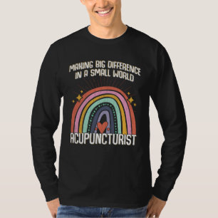 T-shirt Grande Différence Dans Graphique D'acupuncture Du 