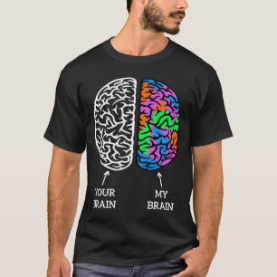 T-shirt Grande Dyslexie Autiste Adhd Asd Neurodiversité Br