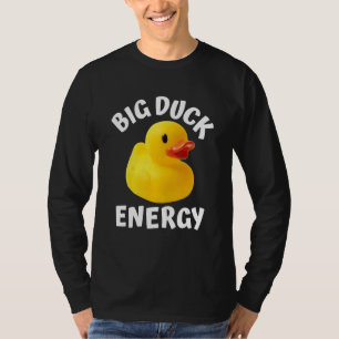 T-shirt Grande énergie de canard Canard en caoutchouc jau