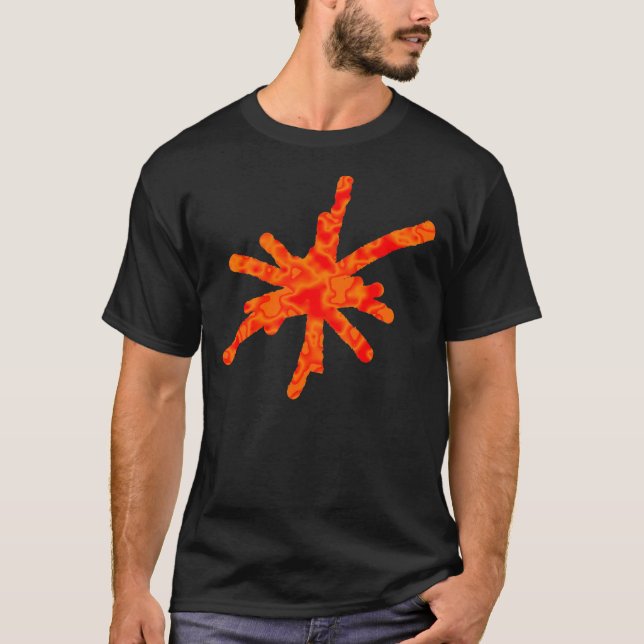 T-shirt Grande Étincelle - Rivière de lave (Devant)