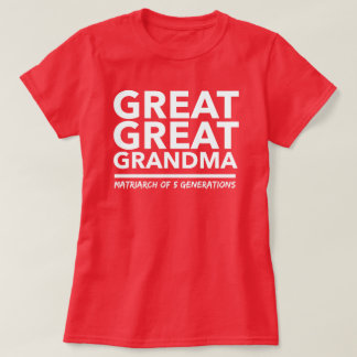 T-shirt Grande grande grand-maman