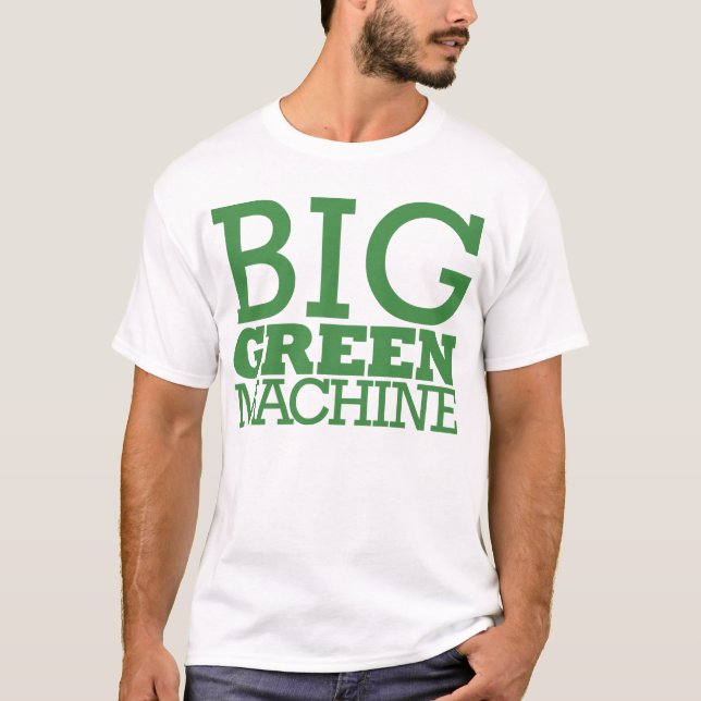 T-shirt Grande machine verte - vert (Devant)