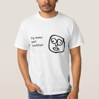 T-shirt Grande maman Want Breakfast Tee