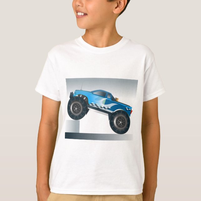 T-shirt Grande Monster Truck Speedway-amoureux de la conce (Devant)