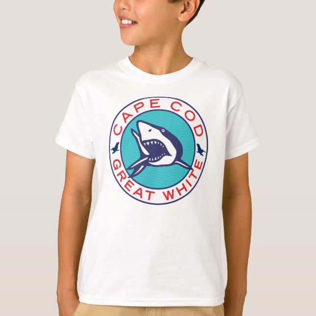 T-shirt Grande pièce en t blanche de Cape Cod (Devant)