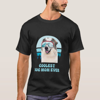 T-shirt Grande Pyrénées Ski hiver plus frais chien maman j