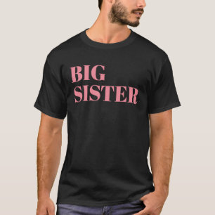T-shirt Grande Soeur 2023 Rose Classique Cute