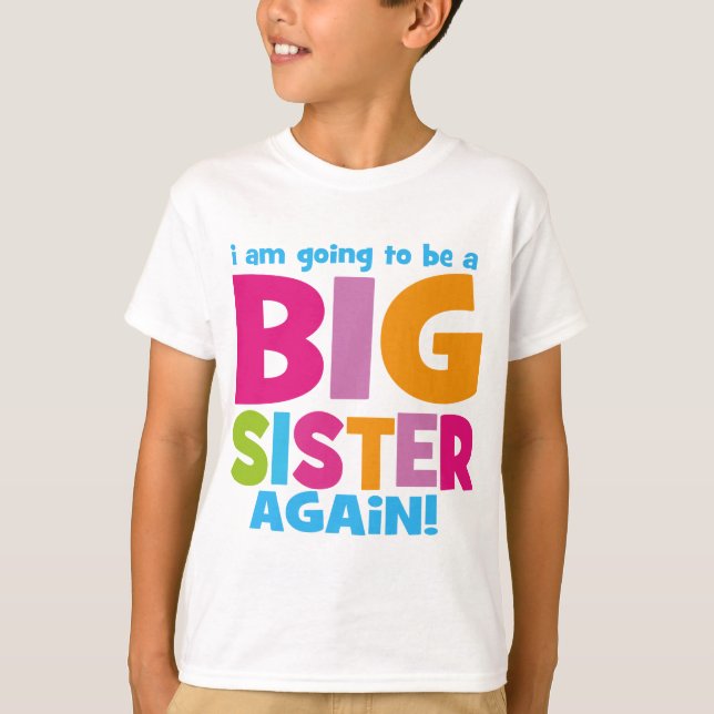 T-shirt Grande soeur à nouveau (Devant)