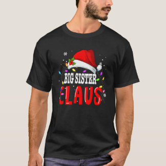 T-shirt Grande Sœur Claus Pyjama de Noël de la Famille Ass