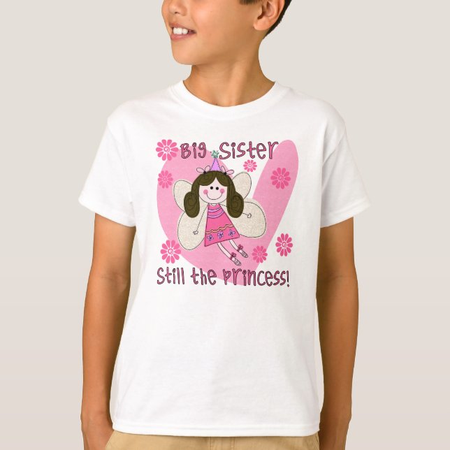 T-shirt Grande soeur encore la princesse (Devant)