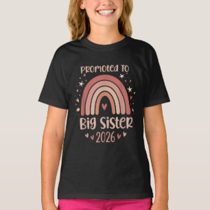 T-shirt Grande Sœur Promue 2026 Grande Sœur Devenue Tout-P