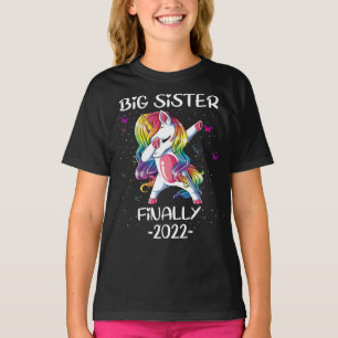 T-shirt grande soeur unicorne Enfin 2022