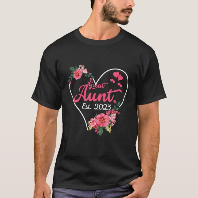 T-shirt Grande Tante À Grand-Mère 2023 Grossesse Faire-par (Devant)