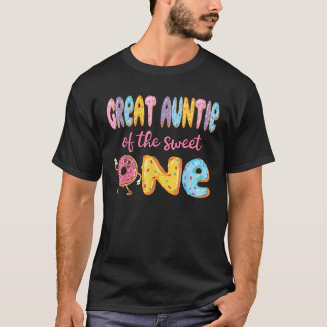 T-shirt Grande Tante Du Doux Un Amusant 1Er Anniversaire G (Devant)