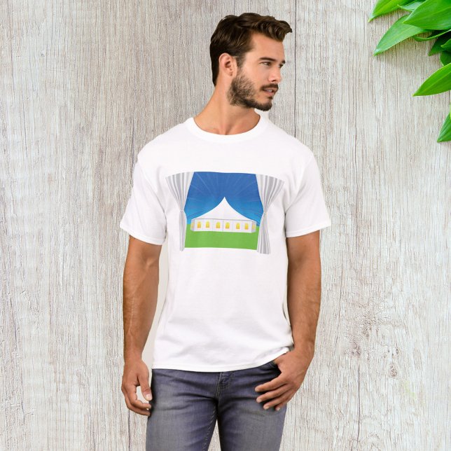 T-shirt grande tente blanche (Créateur téléchargé)