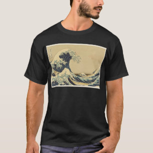 T-shirt Grande vague de Hokusai outre de Kanagawa