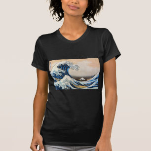 T-shirt Grande vague, Hokusai, Ukiyo-e