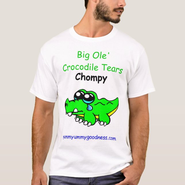T-shirt Grandes larmes de crocodile d'Ole (Devant)