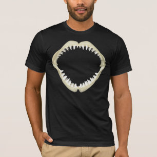T-shirt Grandes mâchoires 2 de requin blanc (raffinées)