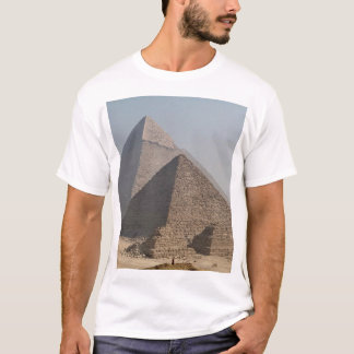 T-shirt Grandes Pyramides de Gizeh sous un ciel bleu clair