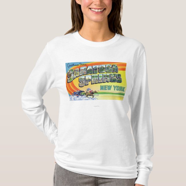 T-shirt Grandes scènes de lettre - salutations de (Devant)