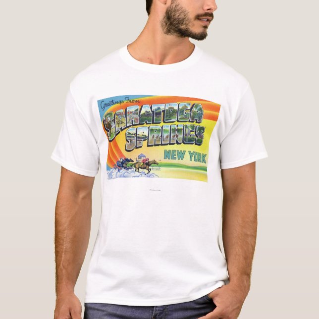 T-shirt Grandes scènes de lettre - salutations de (Devant)