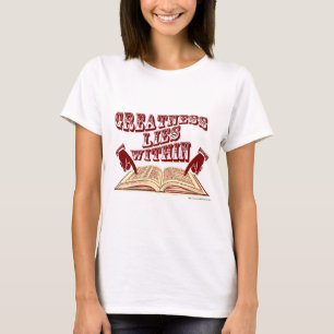 T-shirt Grandeur Est Dans Le Slogan De Lecture Amusante