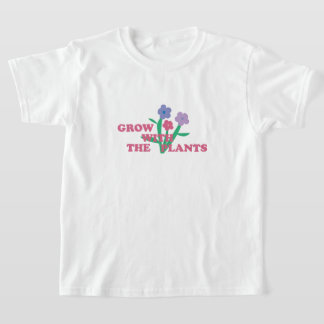 T-shirt Grandir avec les plantes 