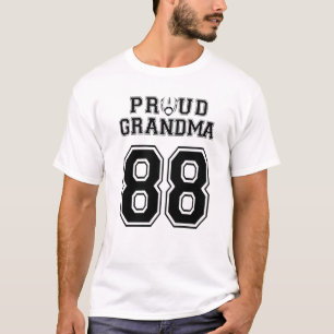 T-shirt Grandma Fier Personnalisée Numéro 88 Personaliz