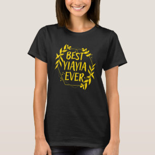 T-shirt Grandma Grèce Granny Best Yiayia Ever 1