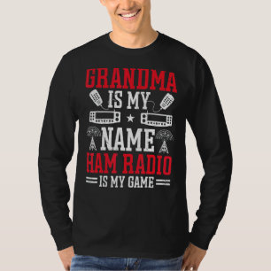 T-shirt Grandma Ham Radio Porte-Jambes Opérateur Radio Ama