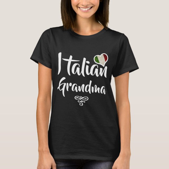 T-SHIRT GRANDMA ITALIEN (Devant)