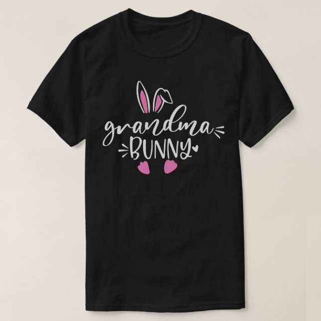 T-shirt Grandma lapin Pâques (Design devant)