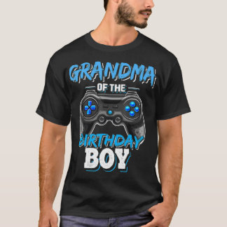 T-shirt Grandma of the Birthday Boy Matching Video Game Bi