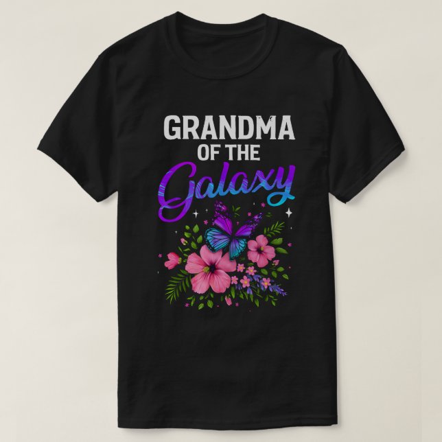 T-shirt Grandma of the galaxy (Design devant)