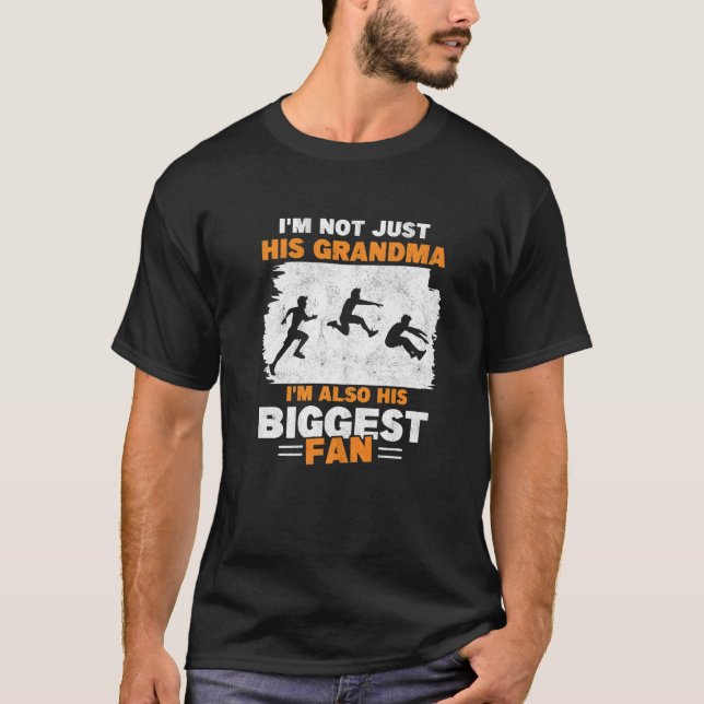 T-shirt Grandma Of Triple Jumper Track And Field Women Lon (Devant)