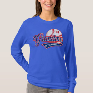 T-shirt Grandma Rookie de l'année 1er Anniversaire Basebal