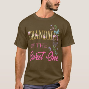 T-shirt Grandma Sweet One 1er Anniversaire Thème Famille B
