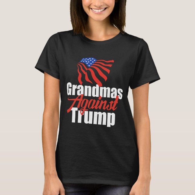 T-shirt Grandmas contre Trump (Devant)