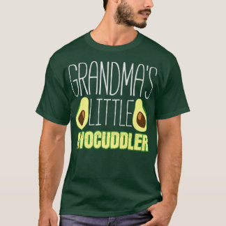 T-shirt Grandmas Little Avocuddler Grand-mère Avocado