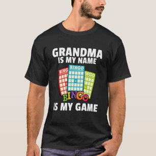T-shirt Grandmas Lucky Bingo Player Love Caller Card