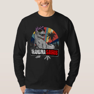 T-shirt Grandmasaurus Rex Dinosaur Grandma Saurus Famille