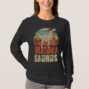 T-shirt Grandmasaurus Rex Dinosaur Grandma Saurus Famille